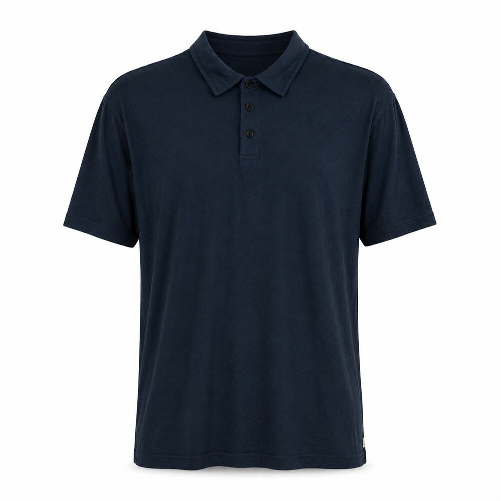Vuori Polo Shirt Mens Blue Collared Golf Casual Athleisure Workwear